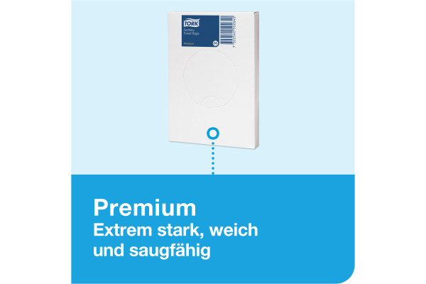 TORK Hygienebeutel Spender B5 566008 schwarz 140x100x36mm – Bild 3