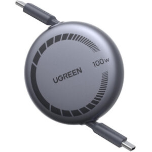 UGREEN    Fast Charging USB-CtoUSB-C 65905     Retractable Cable 100W,PD,1m