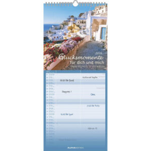 ALPHA EDI Familienplaner            2026 160329    Glücksmomente ML     19.5x45cm