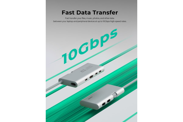 AUKEY Hub 6-in-1 OfficeDok UH-CHU02 – Bild 3