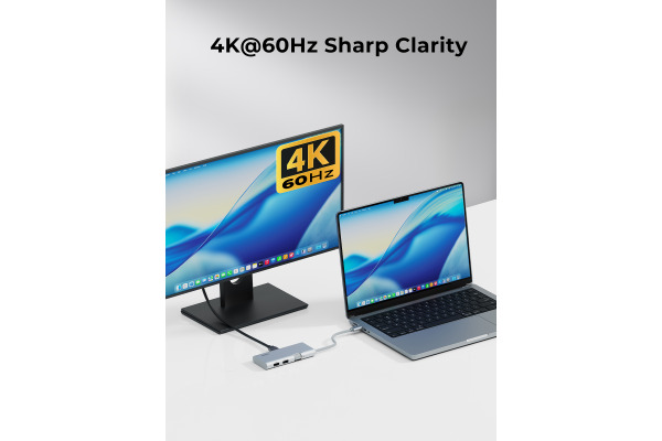 AUKEY Hub 6-in-1 OfficeDok UH-CHU02 – Bild 4