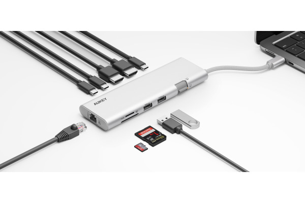 AUKEY Hub 10-in-1 OfficeDok UH-CHU03 – Bild 2