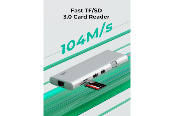 AUKEY Hub 10-in-1 OfficeDok UH-CHU03 – Bild 3