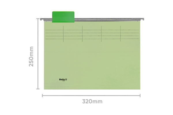 BIELLA Hängemappen-Set A4 27125531U hellgrün 32x25cm 25 Stück – Bild 4