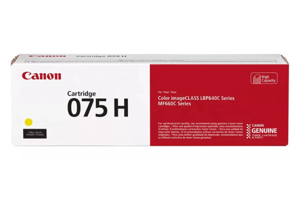 CANON Toner-Modul 075H yellow 6366C002 LBP647Cdw/664Cdw 2500 Seiten