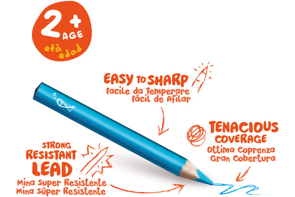 CARIOCA   Farbstifte Baby 42819M    10 Stück – Bild 2