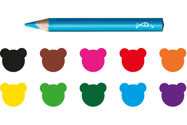 CARIOCA   Farbstifte Baby 42819M    10 Stück – Bild 3