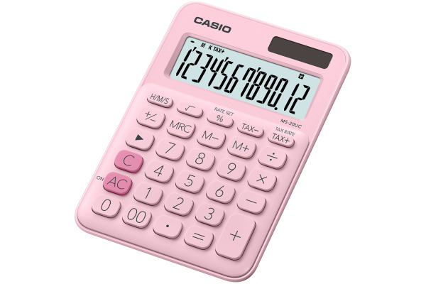 CASIO Tischrechner MS-20UC-P pink