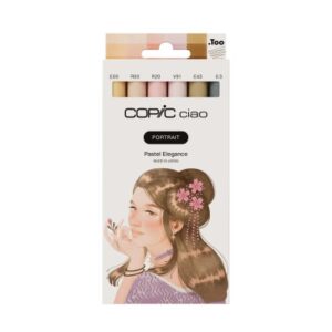 COPIC     Marker Ciao Portrait Set 22075582  Pastel Elegance        6 Stück