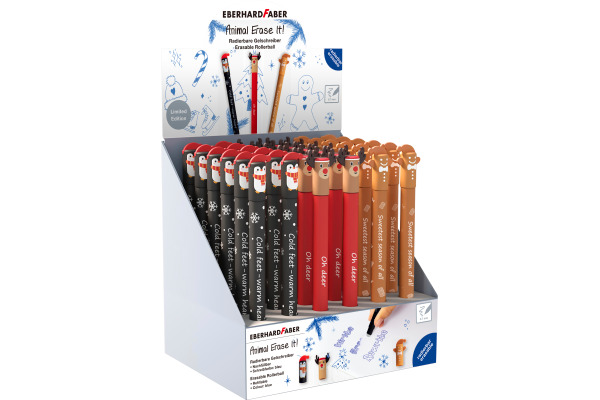 EBERHARD  Gelschreiber Erase It    0.7mm 560119    Winter, assortiert    36 Stück