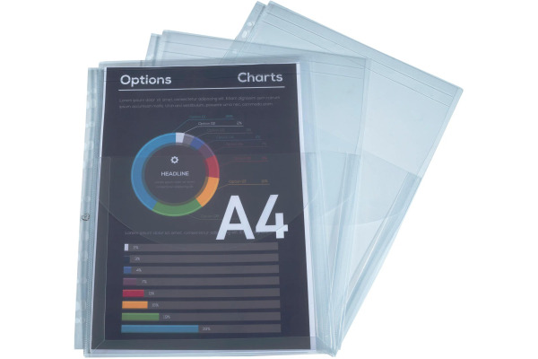 EXACOMPTA Schutzhülle A4 5503E 25mm 10 Stück – Bild 2