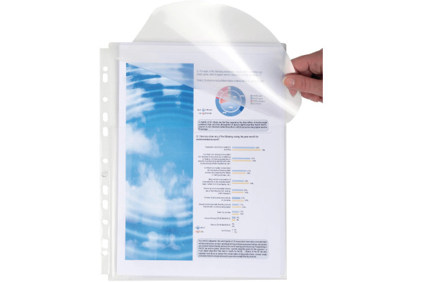 EXACOMPTA Schutzhülle A4 5503E 25mm 10 Stück – Bild 4