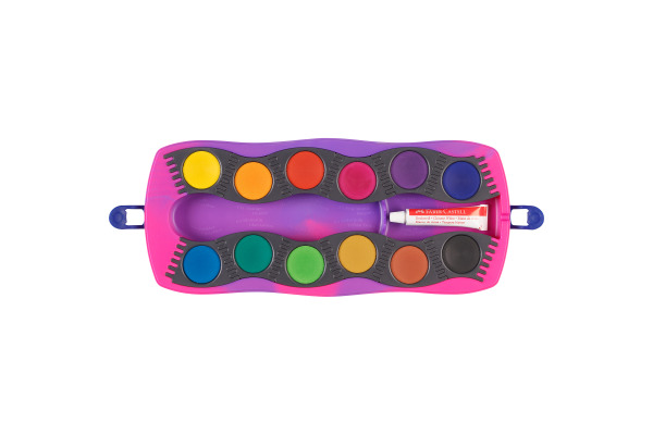 FABER-CA. Farbkasten Connector 125035 Einhorn 12 Farben – Bild 2