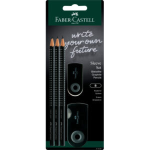 FABER-CA. Bleistift Set 217086    Sleeve Set             schwarz