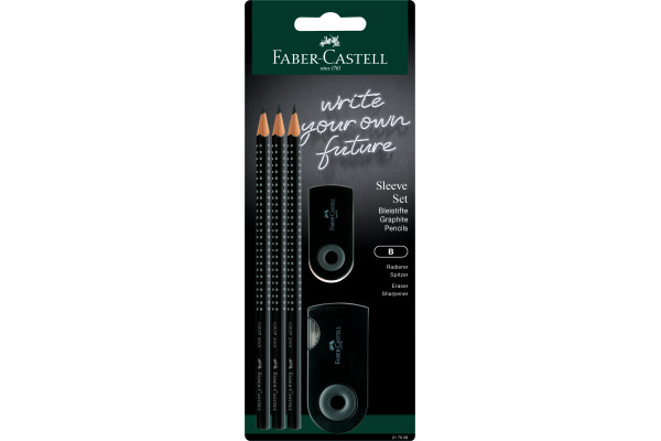 FABER-CA. Bleistift Set 217086 Sleeve Set schwarz