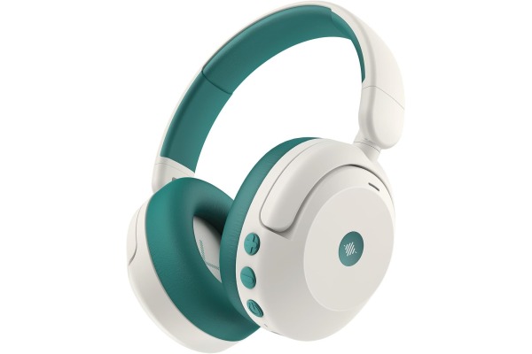 ICLEVER Active Noise Cancel Headphones C02-2102N BTH20, BT, 60h, white/green