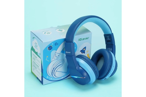 ICLEVER Kids Bluetooth Headphones C03-1702N BTH12, LED, 55h, blue – Bild 3