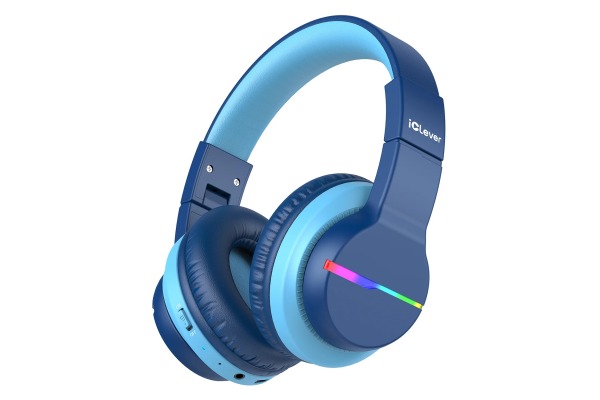ICLEVER Kids Bluetooth Headphones C03-1702N BTH12, LED, 55h, blue