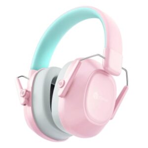 ICLEVER Noise Reduction Ear Muffs C06-2301N IC-EM01, 26dB, pink