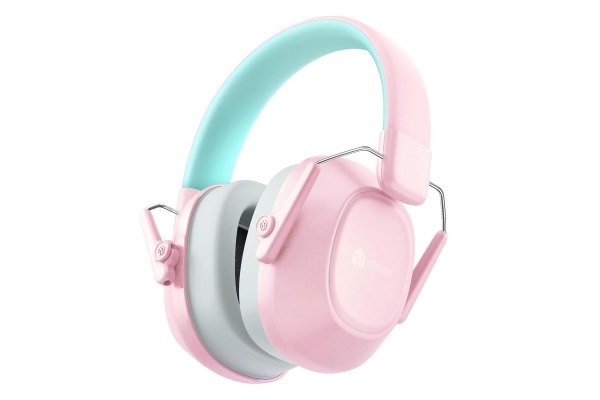 ICLEVER Noise Reduction Ear Muffs C06-2301N IC-EM01, 26dB, pink