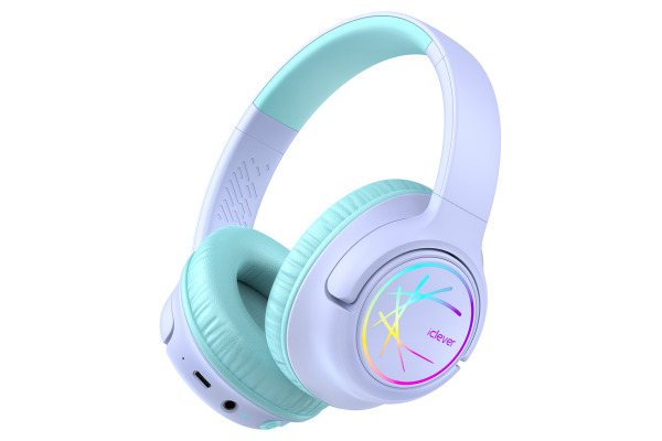 ICLEVER Kids Bluetooth Headphones C10-2083N BTH18, LED, 43h, purple
