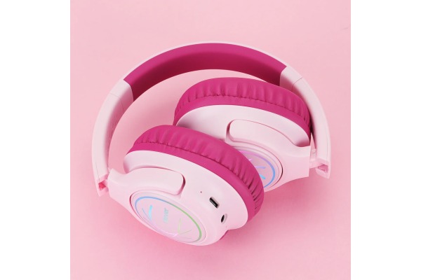 ICLEVER Kids Bluetooth Headphones C10-2083N BTH18, LED, 43h, pink – Bild 3