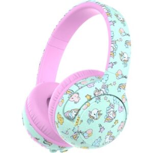 ICLEVER Kids Bluetooth Headphones C18-2083N BTH27, 74h, green/pink