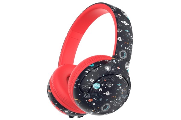 ICLEVER Kids Bluetooth Headphones C18-2083N BTH27, 74h, black/red