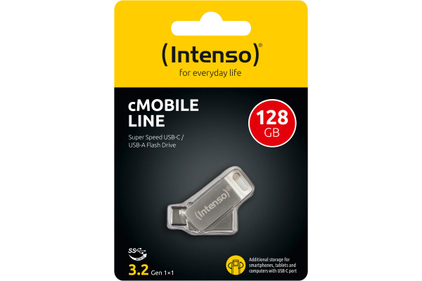INTENSO USB-Stick cMOBILE LINE 128GB 3536491 USB 3.2, USB-A & USB-C – Bild 2
