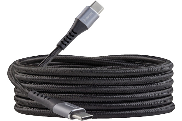 INTENSO Cable USB-C to USB C 7901000 1.5 m, Nylon black – Bild 4