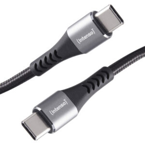 INTENSO   Cable USB-C to USB C 7901000   1.5 m, Nylon             black