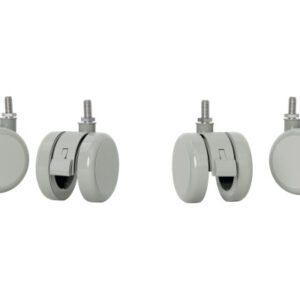 LEITZ     Rollen für Sitz-/Stehtisch 53740085  Schwarz                4 Stück