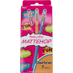 PENTEL    Rollerball Mattehop      0.5mm K110-V7SB Cheerful Set           7 Stück