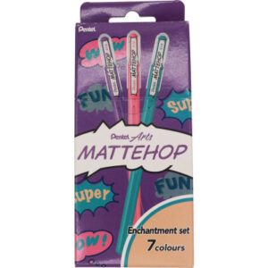 PENTEL    Rollerball Mattehop      0.5mm K110-V7SC Enchantment Set        7 Stück