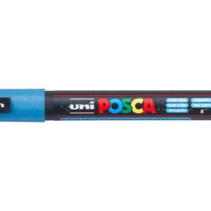 POSCA Marker 0.9-1.3mm PC-3ML L. glitzer hellblau
