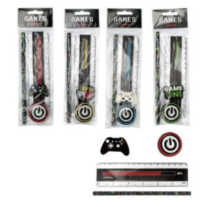 ROOST Schreibset Game GMOPP4-00 4-teilig, assortiert