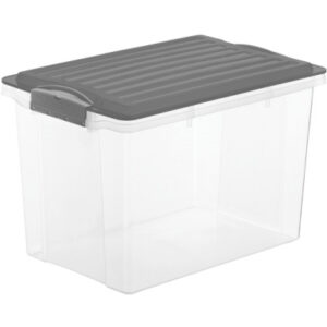 ROTHO     Stapelbox Compact          19l 177660881 anthrazit/transparent