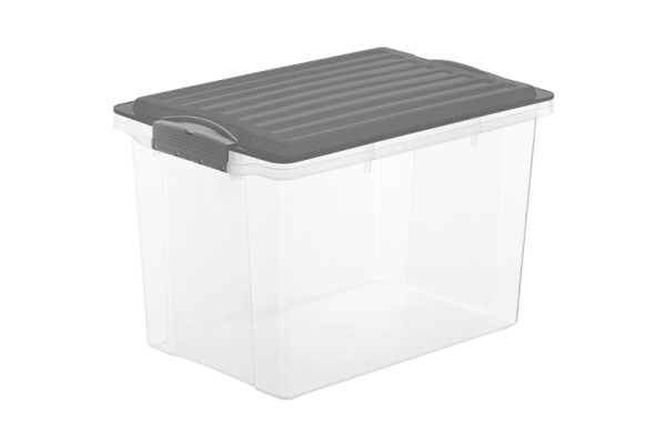 ROTHO Stapelbox Compact 19l 177660881 anthrazit/transparent