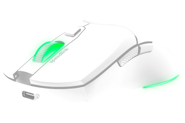 SPEEDLINK VELOX Recharg.RGB Gam.Mouse SL-680102 Wireless, White – Bild 4