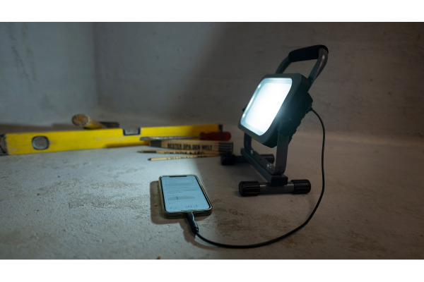 STEFFEN Arbeitsleuchte LED Worklight 65 00147 grau, 15W – Bild 3