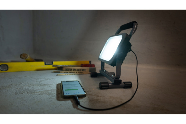 STEFFEN Arbeitsleuchte LED Worklight 65 00148 grau, 30W – Bild 3