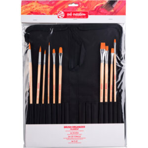 TALENS    Öl- und Acrylpinselset 9099230M  mit Organizer         10 Stück
