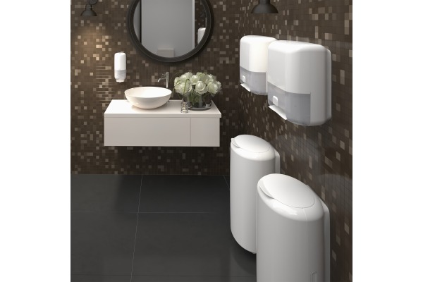 TORK Abfallbehälter B1 50lt 563000 weiss 629x389x289mm – Bild 4