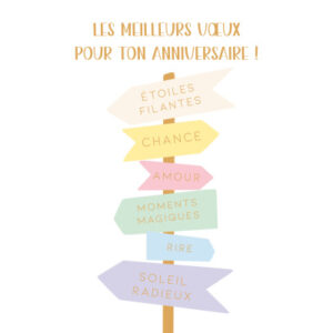 ABC       Geburtstagskarte FR         B6 53071     Wegweiser