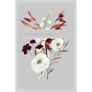 ABC       Trauerkarte FR              B6 53150     Blumen