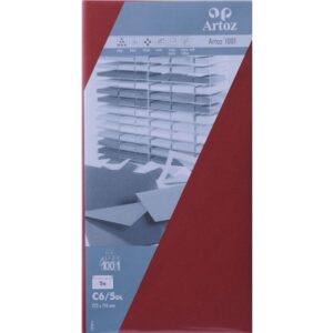 ARTOZ Couverts 1001 C6/5 107294185 100g, weinrot 5 Stück