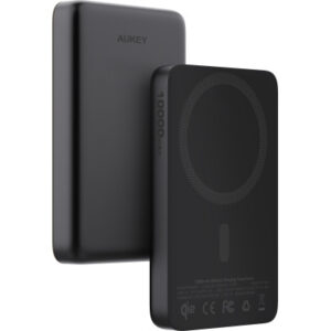 AUKEY     MagFusion Slim 10000mAh PB-MS08 B Powerbank Qi2 Wireless,Black