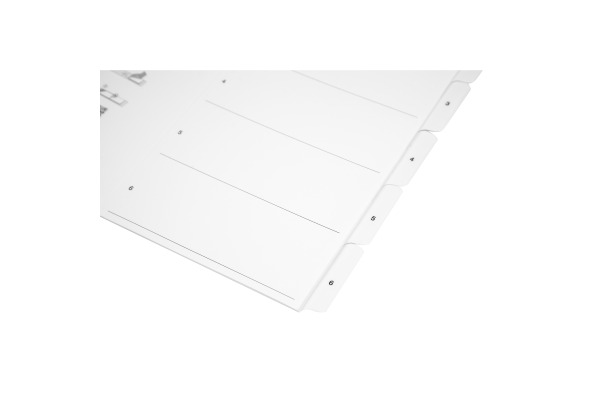 BIELLA Kartonregister SmartIndex A4 46940601U weiss 1-6 – Bild 4