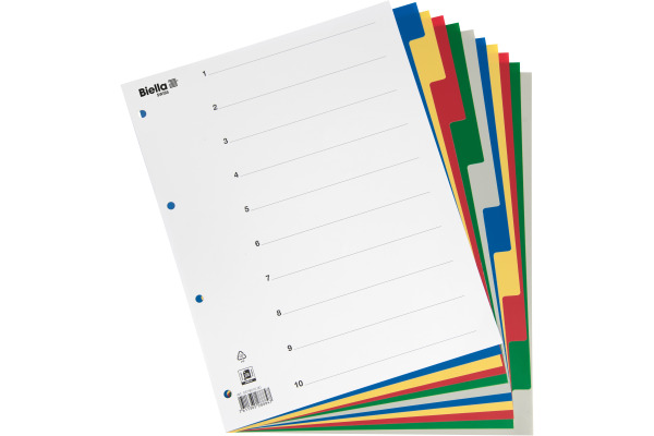 BIELLA Register PP A4+ 47901000U farbig 10-teilig – Bild 3