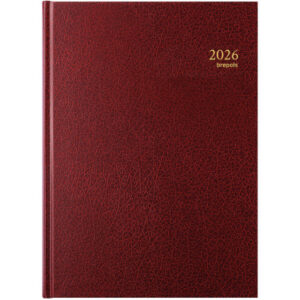 BREPOLS   Agenda Bremax 2 Santex    2026 26.3.0005 1T/2S bordeaux         21x29cm